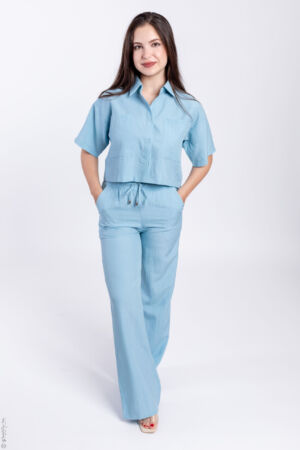 Ensemble Bleuet 2 Pieces - Tenue Détente Bleu Pastel