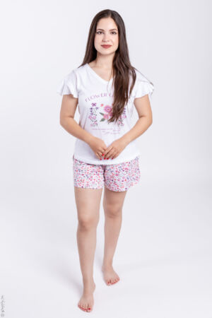 Pyjama Femme Été avec Short Daisy