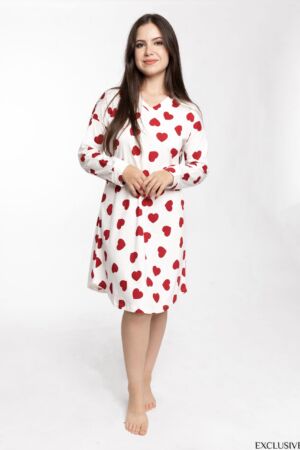 Robe Pyjama Sérénité Love : Élégance et Confort pour l'Hiver