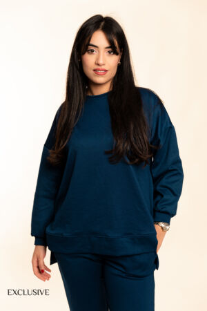 Set Comfy Femme Coton Bleu Indigo