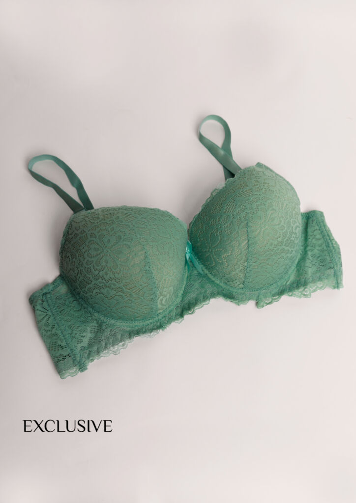 Soutien-gorge Balconnet Implicite Attraction Vert Amande 85B - Neuf Avec étiquettes