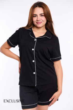 Pyjama Coton Été Short Midnight Code