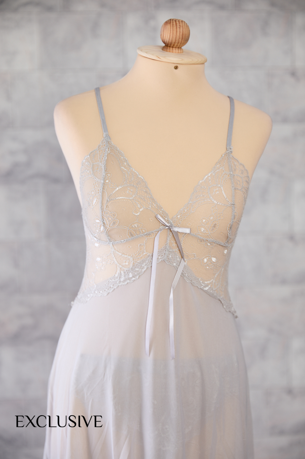 Nuisette Marjolaine en Dentell Avec Slip 58