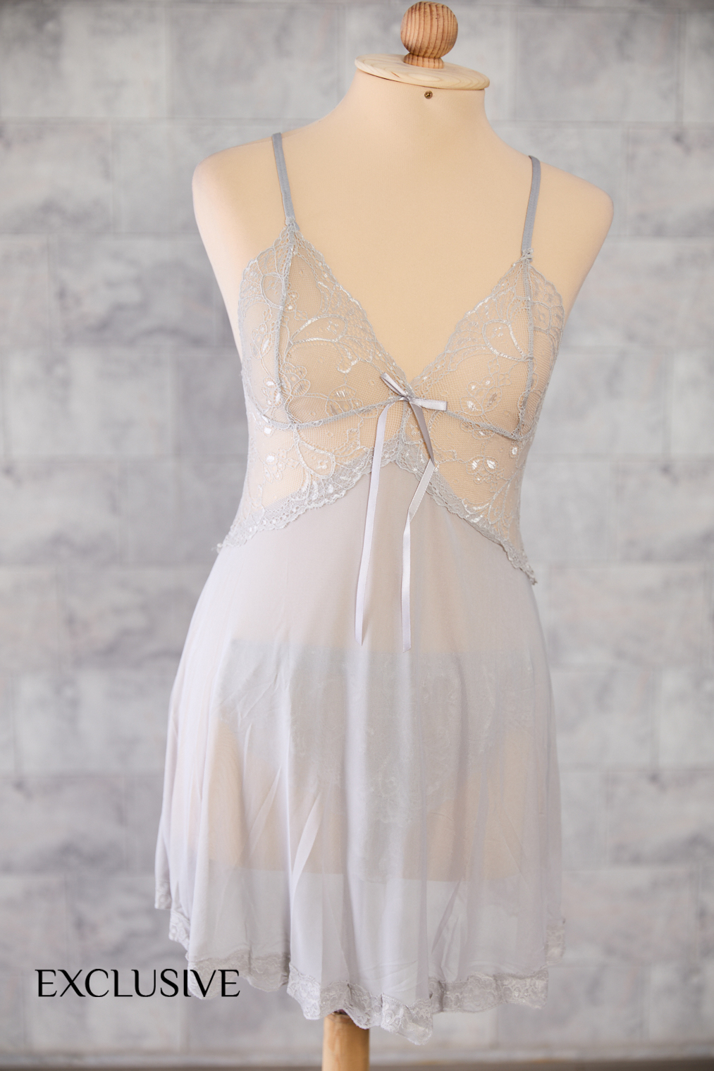 Nuisette Marjolaine en Dentell Avec Slip 59