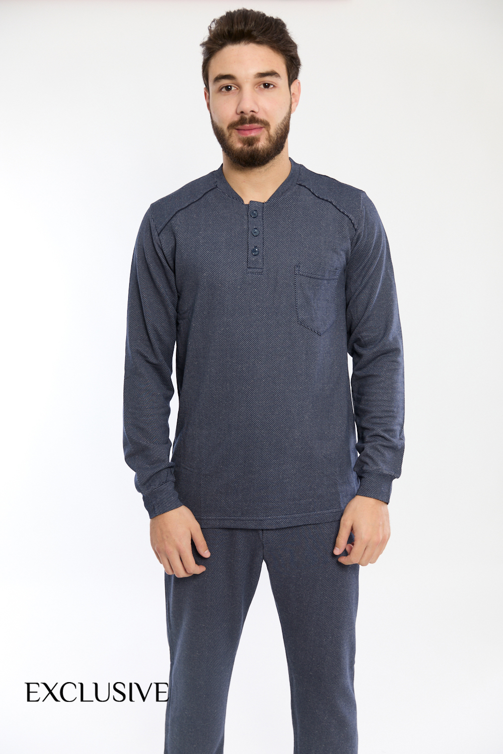 Pyjama Homme bleu 1