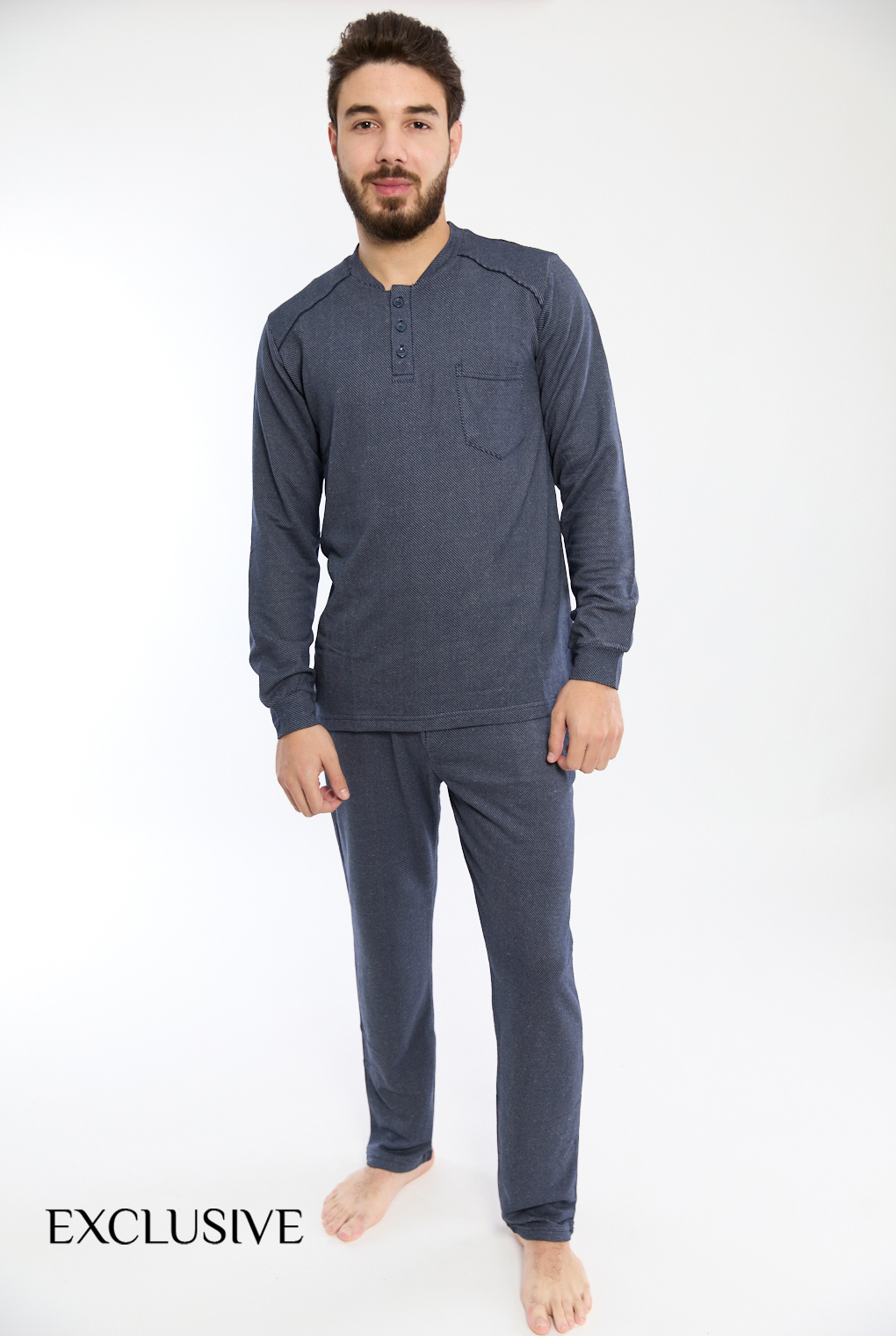 Pyjama Homme bleu 2