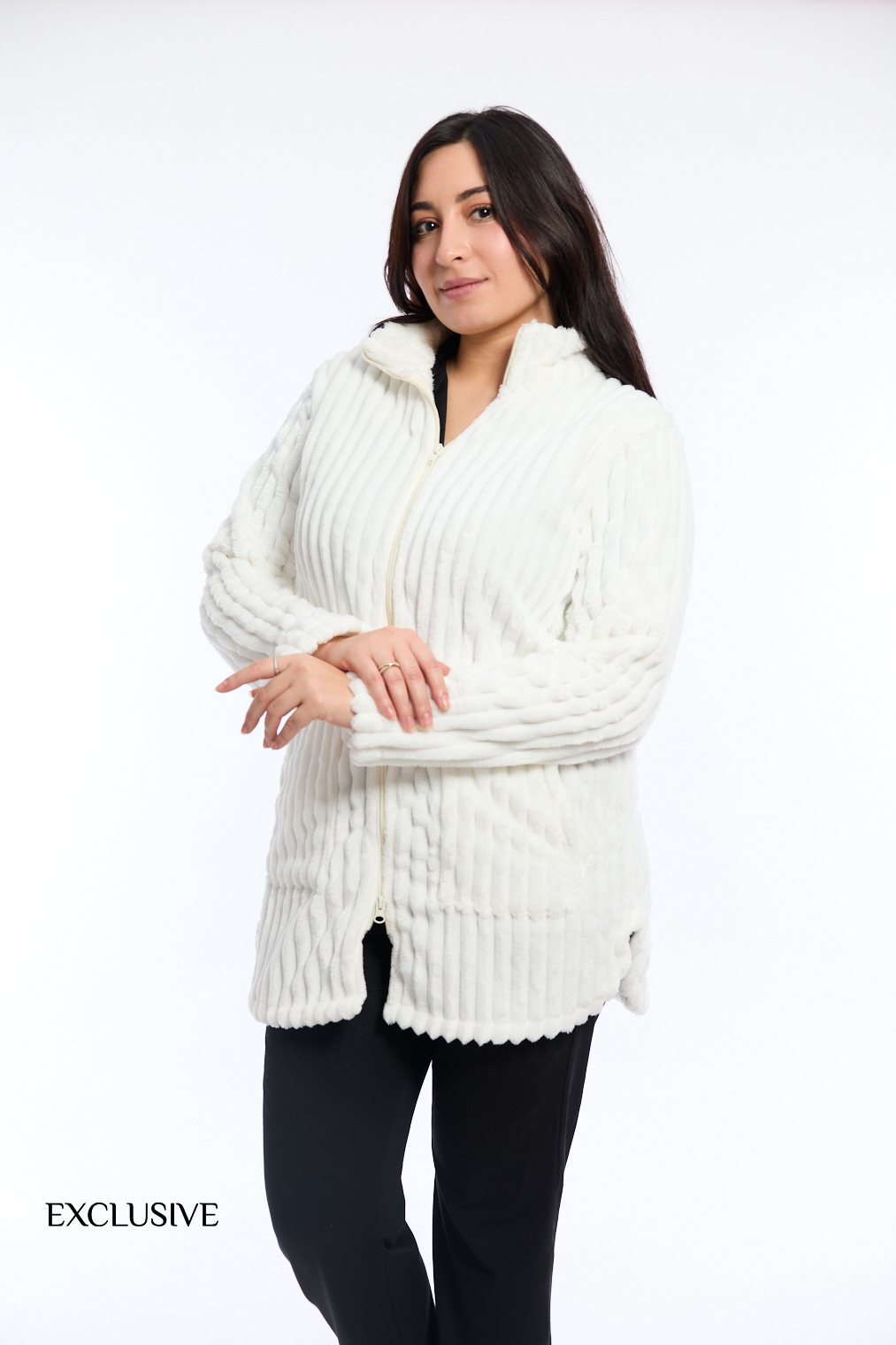 Robe de Chambre Femme En Polaire Blanche38