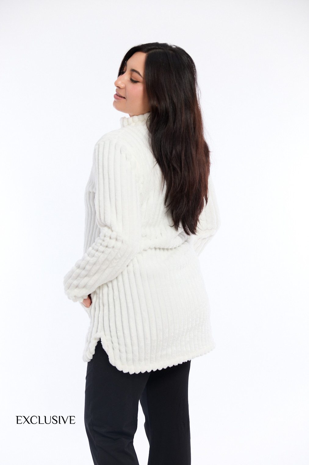 Robe de Chambre Femme En Polaire Blanche40