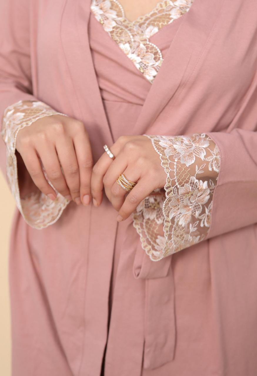 Pyjama trois pieces Femme coton .42 PM (1)