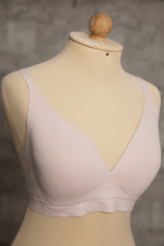 Soutien-Gorge Invisible Sans Armatures en Microfibre Ultra-Confort - Rose / Beige