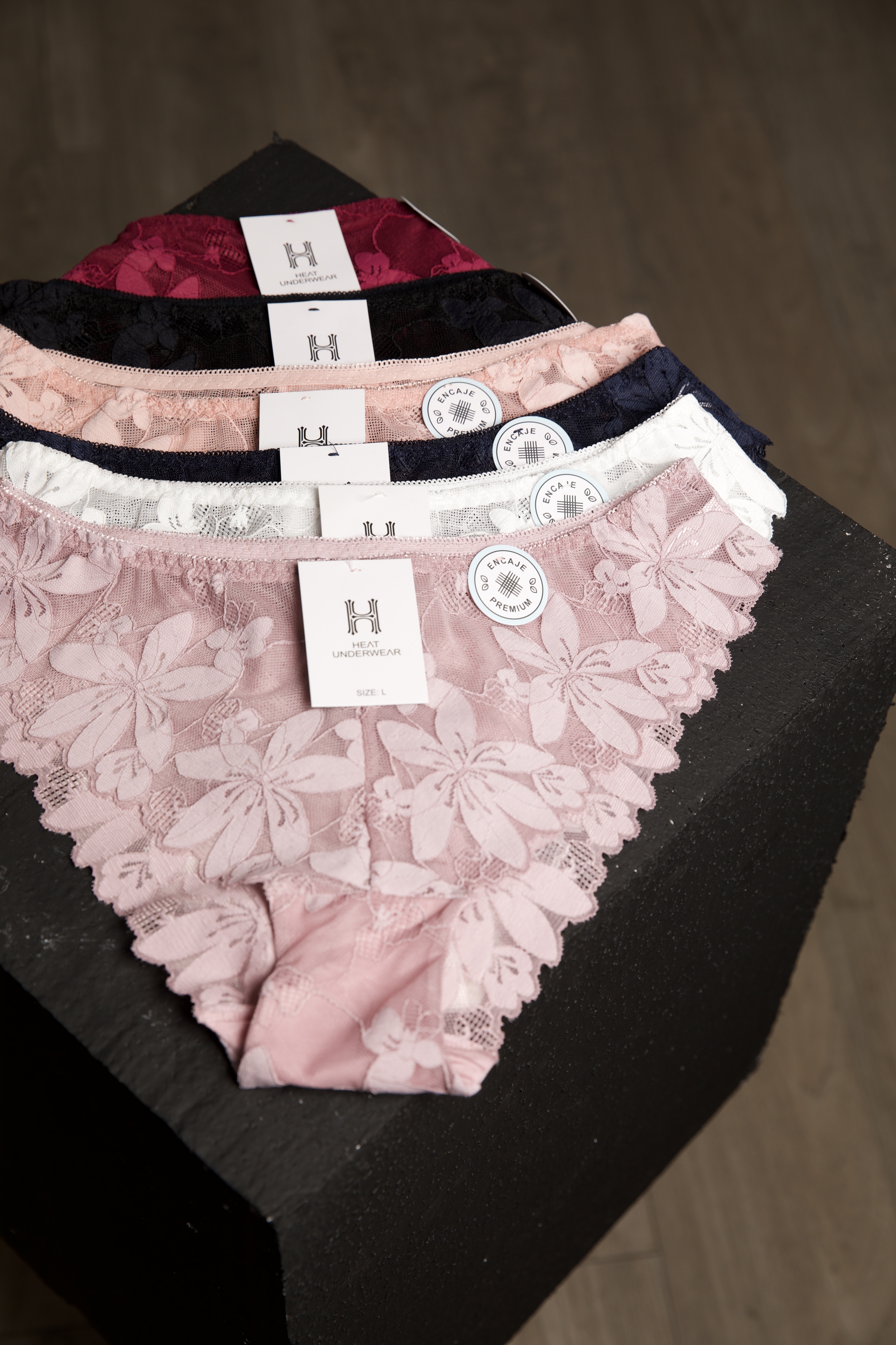 Culotte en Dentelle Florale Transparente & Finitions Échancrées 3