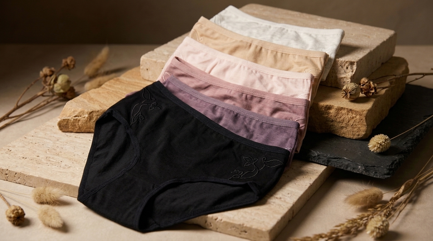 Culottes Maximale Douceur en Coton avec Broderie Florale 2